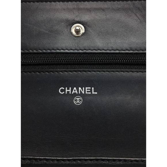 Chanel Caviar Skin Plain Women's Chain Wallet - Picture 5 of 7